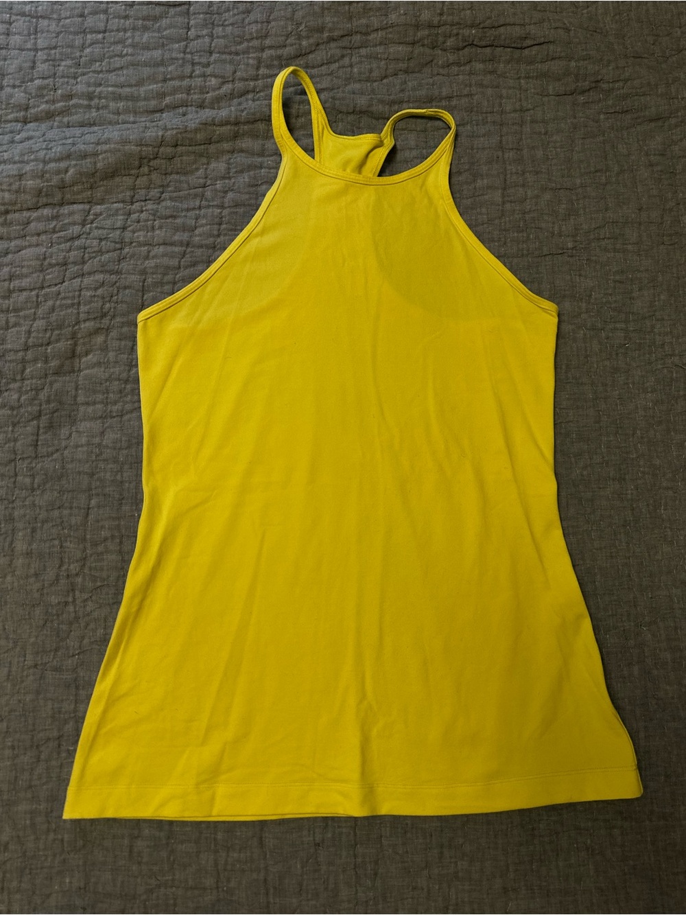 Lululemon Yellow Racerback Athletic Tank Top - Women